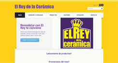 Desktop Screenshot of elreydelaceramica.com